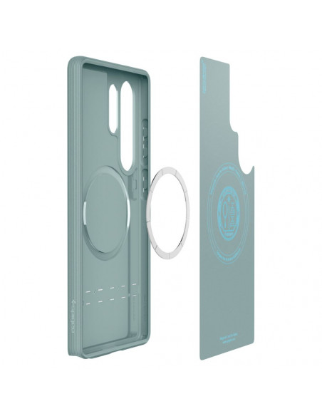 
„Caseology Parallax Mag MagSafe“ dėklas, skirtas „Samsung Galaxy S25 Ultra“ – žalias
