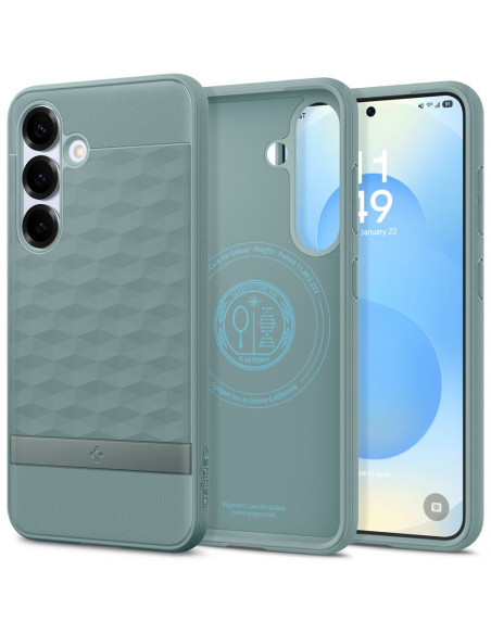 
„Caseology Parallax Mag MagSafe“ dėklas, skirtas „Samsung Galaxy S25+“ – žalias
