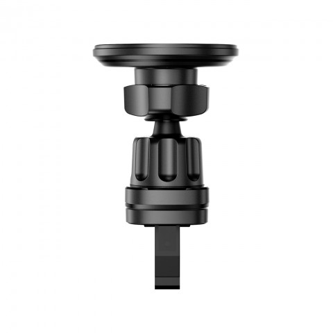 
Automobilinis laikiklis su Qi2 15W telefono įkrovikliu, skirtas oro išleidimo angai - juodas
