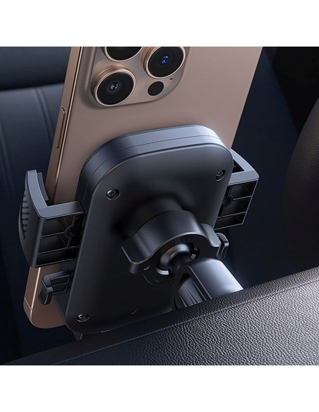 
Automobilinis telefono laikiklis oro išleidimo angai - juodas
