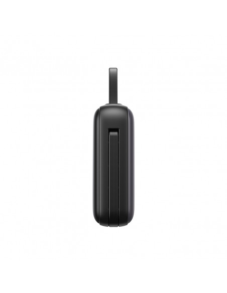 
10000mAh 22,5W išorinė baterija su integruotu USB-C „Lightning“ laidu – juoda
