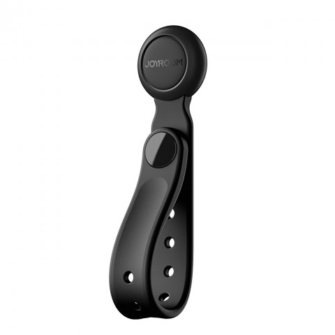 
Silikoniniai kabelių raišteliai su magnetu, juodi - 6 vnt. rinkinys
