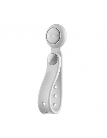 
Silikoniniai kabelių raišteliai su magnetu, balti - 6 vnt. rinkinys
