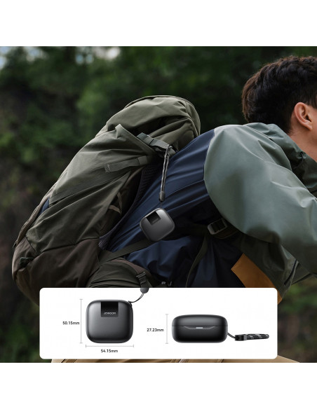 
Jdots JR-DB3 TWS belaidės ausinės - juodos
