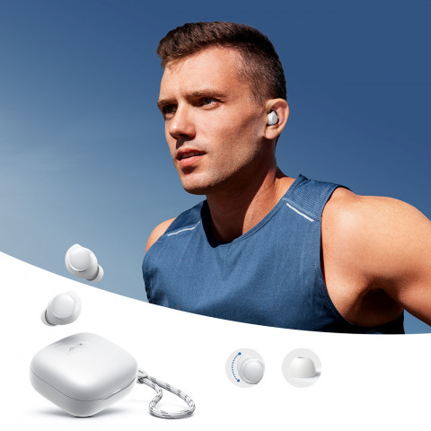 
Jdots JR-DB3 TWS belaidės ausinės - baltos
