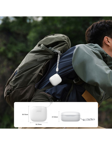 
Jdots JR-DB3 TWS belaidės ausinės - baltos
