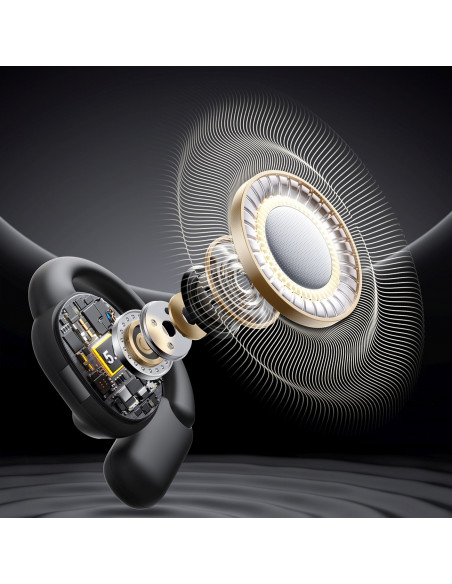 
TWS belaidės atviros ausinės - juodos
