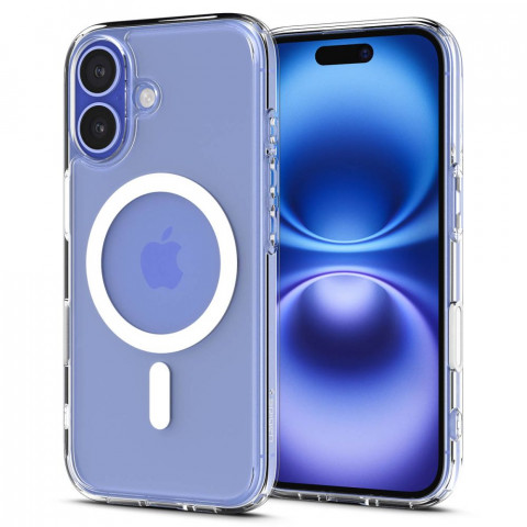 
„iPhone 16 Ultra Hybrid T MagSafe“ dėklas – baltas
