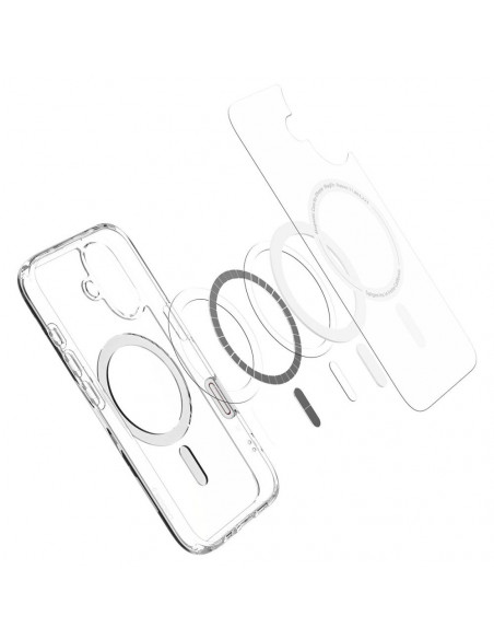 
„iPhone 16 Ultra Hybrid T MagSafe“ dėklas – baltas
