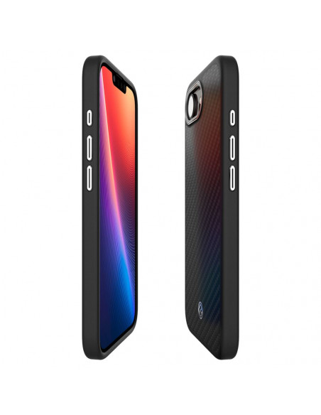 
„Enzo Aramid MagSafe“ dėklas, skirtas „iPhone 16e“ – juodas
