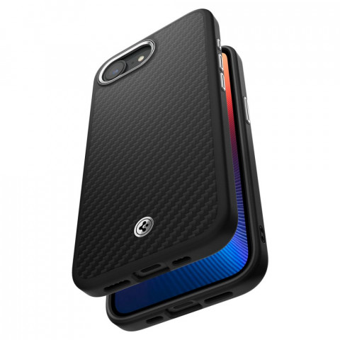 
„Enzo Aramid MagSafe“ dėklas, skirtas „iPhone 16e“ – juodas
