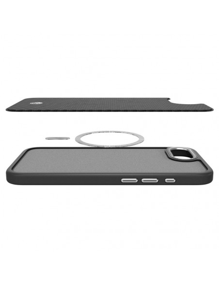 
„Enzo Aramid MagSafe“ dėklas, skirtas „iPhone 16e“ – juodas
