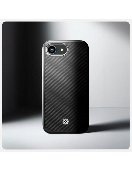 
„Enzo Aramid MagSafe“ dėklas, skirtas „iPhone 16e“ – juodas
