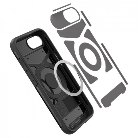 
„iPhone 16e Slim Armor MagSafe“ dėklas – juodas
