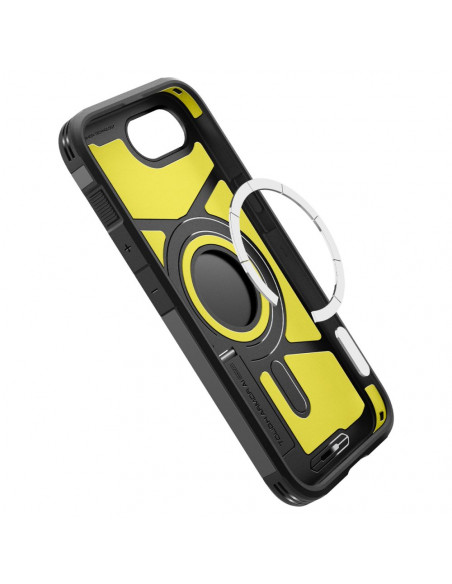 
„iPhone 16e“ dėklas su tvirtu „MagSafe“ laikikliu – juodas
