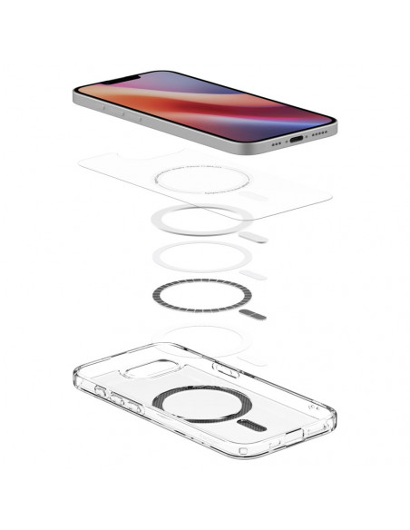 
„iPhone 16e“ anglies pluošto itin hibridinis „MagSafe“ dėklas – permatomas
