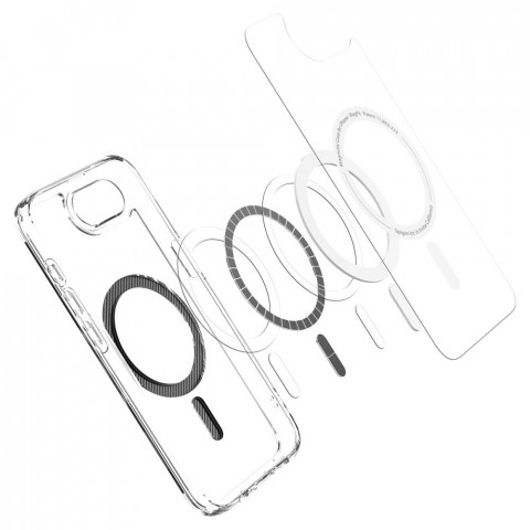 
„iPhone 16e“ anglies pluošto itin hibridinis „MagSafe“ dėklas – permatomas
