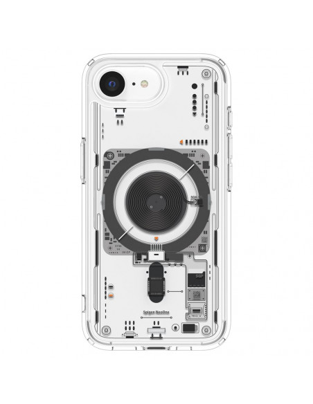 
„iPhone 16e Neo One Ultra Hybrid MagSafe“ dėklas – permatomas
