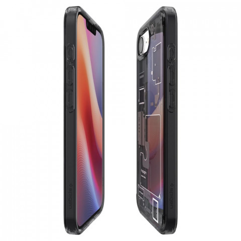 
„iPhone 16e Zero One Ultra Hybrid MagSafe“ dėklas – juodas
