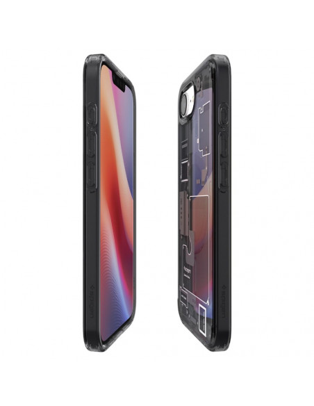 
„iPhone 16e Zero One Ultra Hybrid MagSafe“ dėklas – juodas
