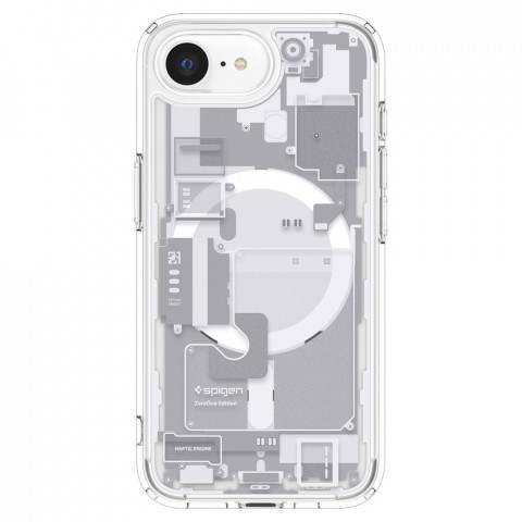 
„iPhone 16e Zero One Ultra Hybrid MagSafe“ dėklas – baltas
