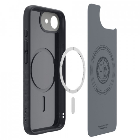 
„iPhone 16e Nano Pop MagSafe“ dėklas – matinės juodos spalvos
