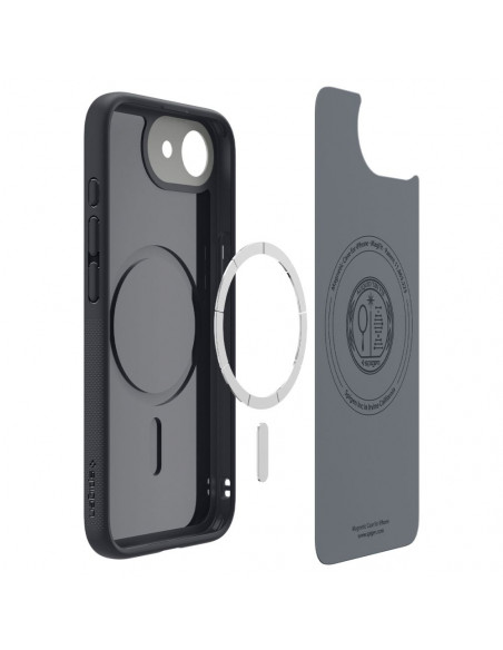 
„iPhone 16e Nano Pop MagSafe“ dėklas – matinės juodos spalvos
