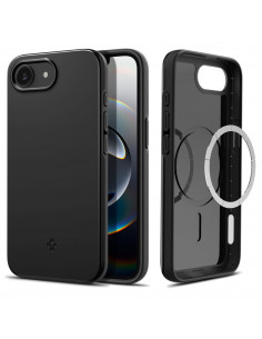 
„iPhone 16e“ plonas „Mag“ dėklas – juodas
