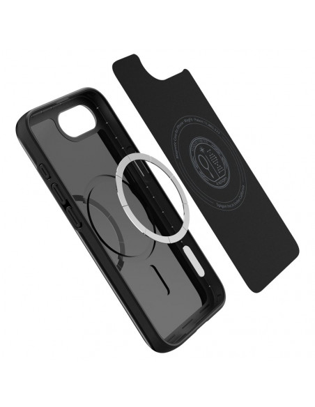 
„iPhone 16e“ plonas „Mag“ dėklas – juodas
