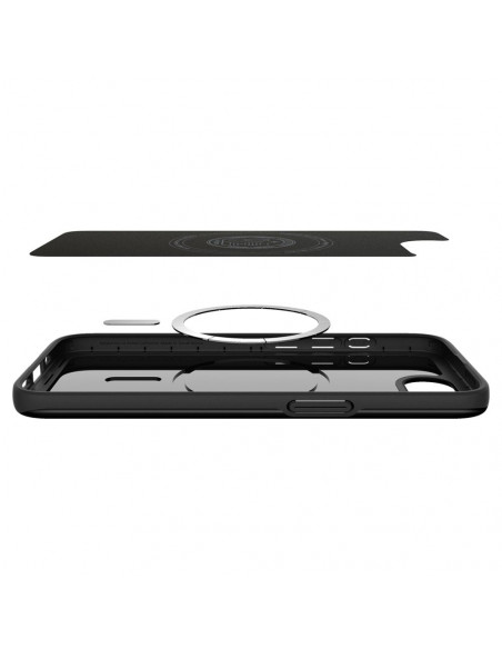 
„iPhone 16e“ plonas „Mag“ dėklas – juodas
