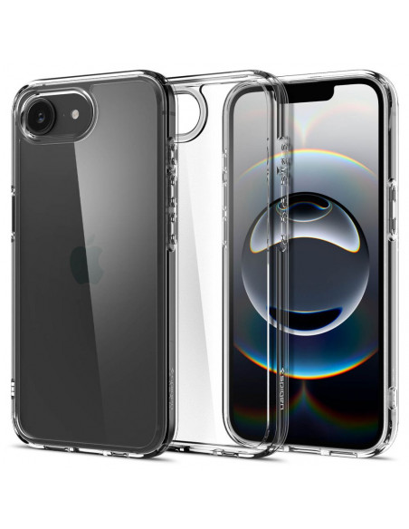 
„iPhone 16e Ultra Hybrid“ dėklas – skaidrus
