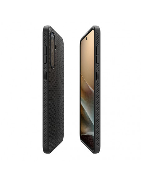 
„Samsung Galaxy A36 5G Liquid Air“ dėklas – matinės juodos spalvos
