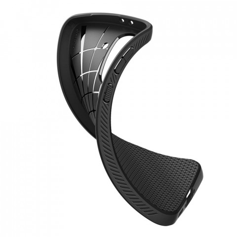 
„Samsung Galaxy A36 5G Liquid Air“ dėklas – matinės juodos spalvos
