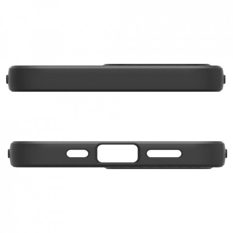 
„iPhone 16e Liquid Air MagSafe“ galinis dėklas – matinės juodos spalvos
