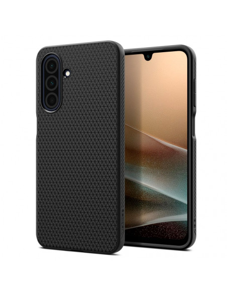 
„Samsung Galaxy A26 5G Liquid Air“ dėklas – matinės juodos spalvos
