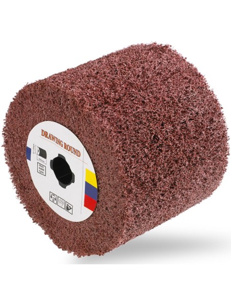 Nailono šlifavimo volas 100 x 120 mm M19 grūdėtumas 60 MSW-GRIWHEEL-60 Nailono šlifavimo volas 100 x 120 mm M19 grūdėtumas 60 MSW-GRIWHEEL-60