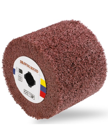 Nailono šlifavimo volas 120 x 100 mm M19 grūdėtumas 80 MSW-GRIWHEEL-80 Nailono šlifavimo volas 120 x 100 mm M19 grūdėtumas 80 MSW-GRIWHEEL-80