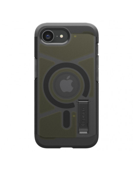 
„iPhone 16e“ galinis dėklas su tvirtu „MagSafe“ laikikliu – permatomai pilkas
