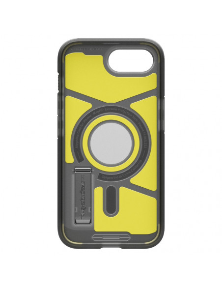 
„iPhone 16e“ galinis dėklas su tvirtu „MagSafe“ laikikliu – permatomai pilkas
