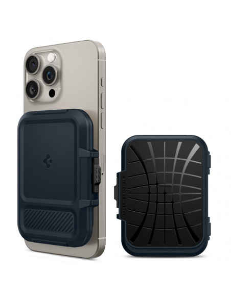 
„Lock Fit MagSafe“ išmaniojo telefono kortelių dėklas – tamsiai mėlynas
