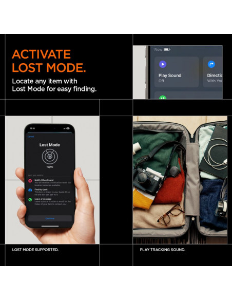 
„TagMe“ „iOS“ įrenginių ieškiklis – juodas
