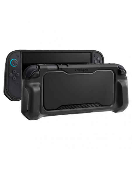 
„Nintendo Switch 2“ tvirtas šarvuotas dėklas – matinės juodos spalvos
