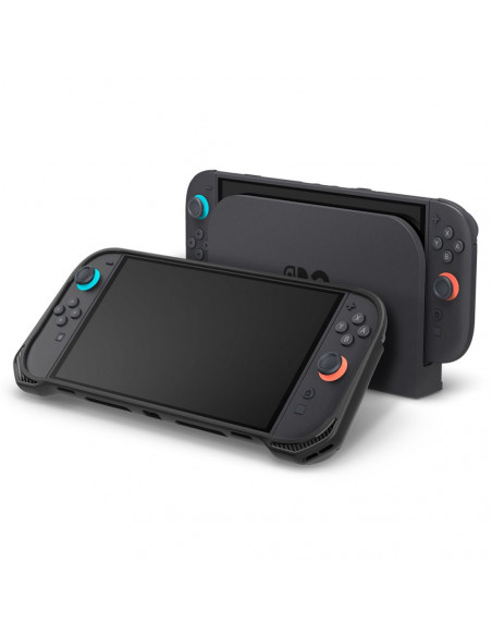 
„Nintendo Switch 2“ tvirtas šarvuotas dėklas – matinės juodos spalvos
