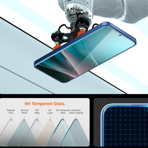 
Grūdintas stiklas „Samsung Galaxy S25 Edge Ez Fit Pro“ ekranui
