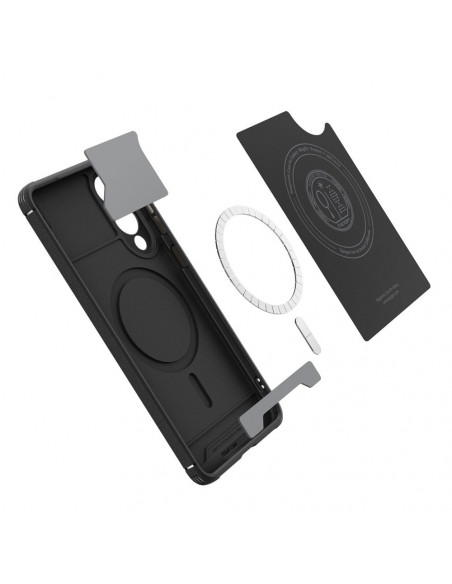 
„Samsung Galaxy S25 Edge Core Armor Mag“ apsauginis dėklas su „MagSafe“ technologija – juodas
