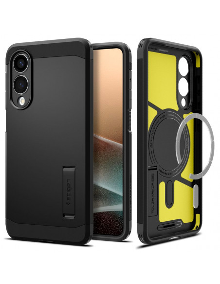 
„Samsung Galaxy S25 Edge Tough Armor MagSafe“ apsauginis dėklas – juodas
