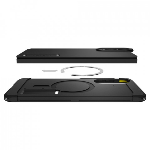 
„Samsung Galaxy S25 Edge Tough Armor MagSafe“ apsauginis dėklas – juodas
