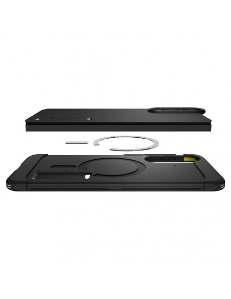 
„Samsung Galaxy S25 Edge Tough Armor MagSafe“ apsauginis dėklas – juodas
