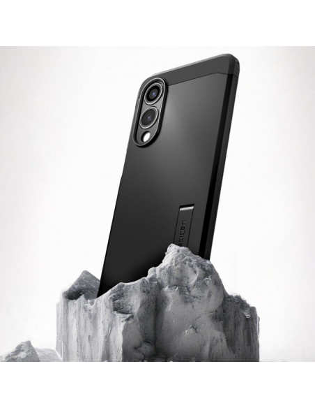 
„Samsung Galaxy S25 Edge Tough Armor MagSafe“ apsauginis dėklas – juodas
