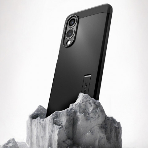 
„Samsung Galaxy S25 Edge Tough Armor MagSafe“ apsauginis dėklas – juodas
